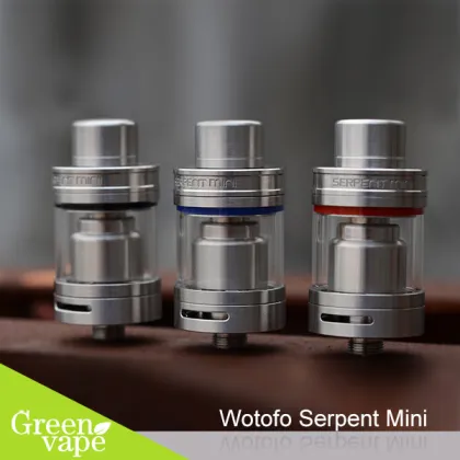 Dual Adjustable Airflow Serpent Mini RTA 3ML Wotofo Serpent Mini rta 2016 Newest