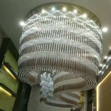 Custom High Ceiling Chandeliers for Hotel Decoration