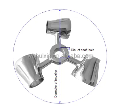 Stainless Steel Laboratory VISCO JET Impellers