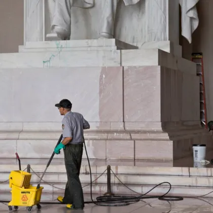 hot sale Abraham Lincoln marble Statue