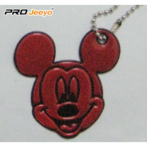 Hi-Vis PVC Sheet Red Mickey Pendant For Student