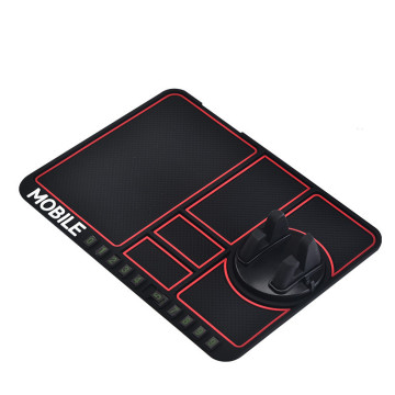 360 Degree Rotating Car Phone Holder with Anti-Slip Mat and Dashboard Sticky Pad