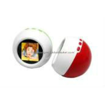 Ball shape 1.5 inch Digital Photo Frame with build in 8MB memory