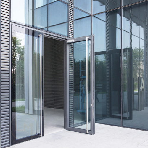 Commercial Aluminum Hinged Glass Front Entrance Doors