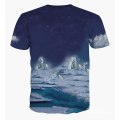 Camisa de praia de impressão de casal titanic