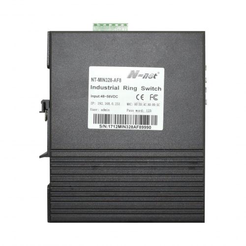 Managed Gigabit Industrial Ring Ethernet POE Switch