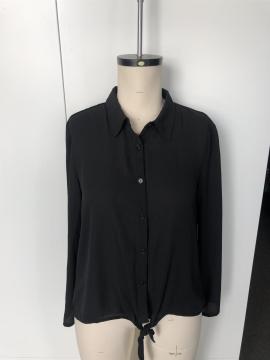 Long black slimming shirt