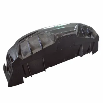 High Quality RZ Style 3K Carbon Fiber Rear Diffuser Kit for Tesla Model X Wide Body