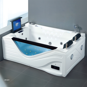 Baignoire à remous avec la télévision et le massage