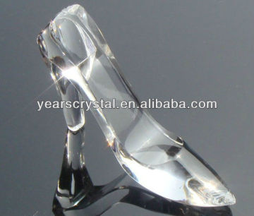 optical crystal glass shoes model(R-1437)