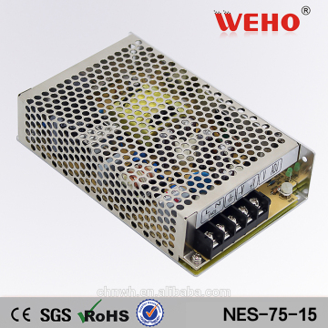 プロのメーカーAC DC電源5A 15V 75W NES電源