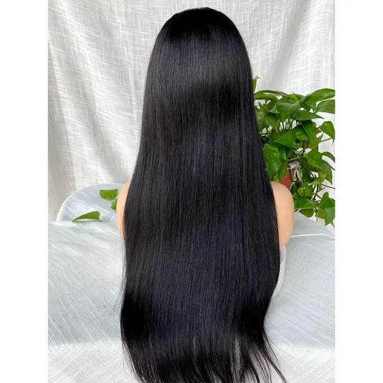 Vendor Stock 13X6 Hd Transparent Swiss Lace Wigs Human Hair Lace Front Glueless Brazilian 100% Virgin Natural Human Hair Wigs