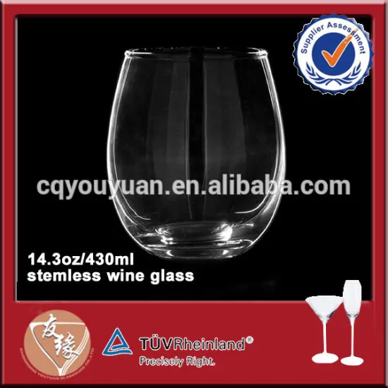New arrival elegalnt red wine wide mouth wine glass 14oz