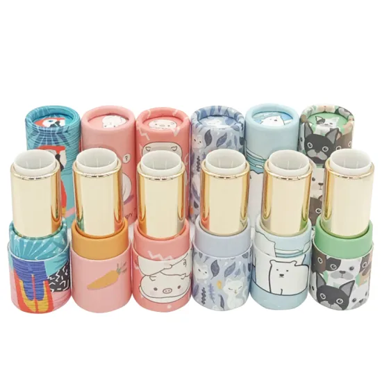 Lovely Empty Lipstick Container Gift Paper Tube Packaging