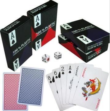 100% PVC Plastic High-Quality Washable Playing Cards