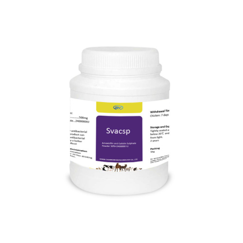 GMP Amoxicilina +Polvo soluble en agua de colistina para animales