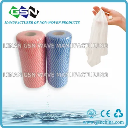 Household cleaning cloth kitchen wipes perforated clean cloth in roll