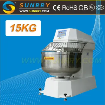 Double Motions and Double Speeds Industrial Bread Dough Mixer 15kg Flour Bakery Dough Mixer for CE (SY-SM15R SUNRRY)