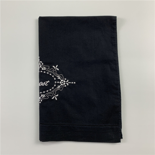 Handtücher weiß Blumenstickerei Taschentuch