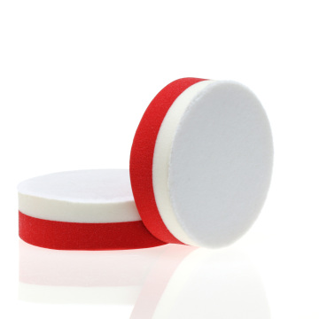 Red Flocking Extra Soft Velour Makeup Puff for Foundation