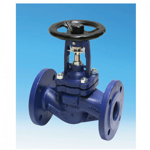 China DIN Cast Iron Bellows Globe Valve Manufactory