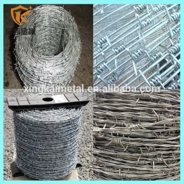 types of barbed wire galvanized