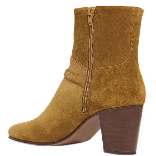 Soft Faux Fur High Heel Short Boots