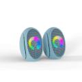 2.0 Rgb Computer Speakers Plastic material ABS gaming speaker Factory