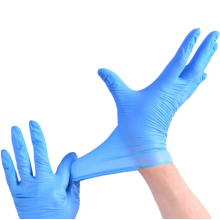 100% pure nitrile gloves 100 pcs per box