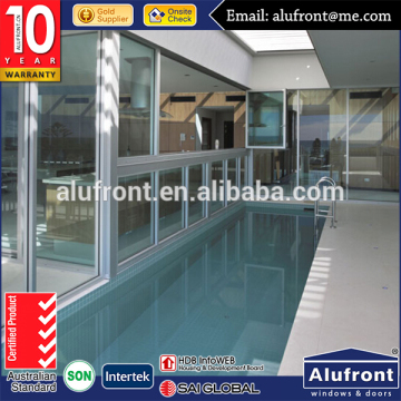 AS2047Certificate for Aluminium bi fold windows Designs with AS/NZS2208 Impacted Glass