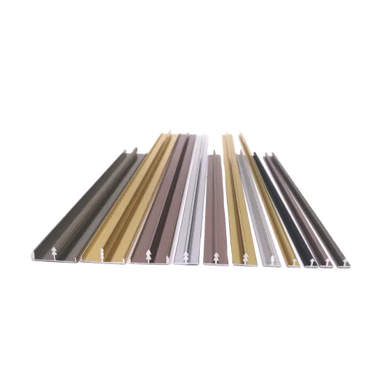 T-Shaped Aluminum Profile for Decorative Edging and Tile Trim