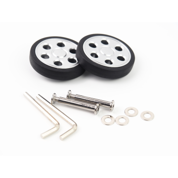 50x18MM Suitcase Caster Replacement Kit with Inline Skate Wheels, Axles, and Wrench