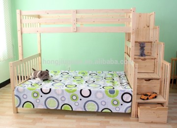 wood children bunk bed