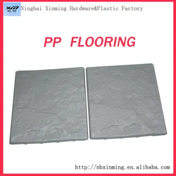 Waterproof outdoor plastic floor covering