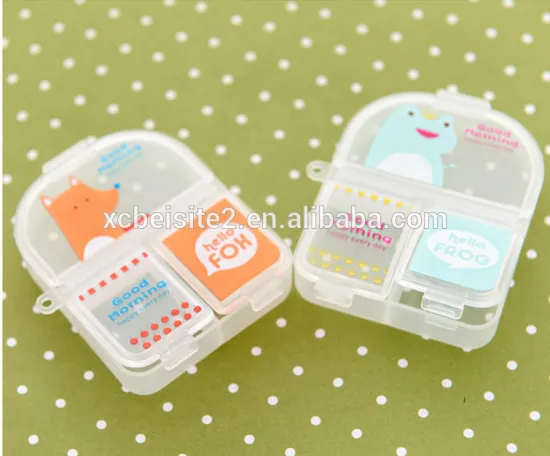 Q1097 Creative home fashion plastic pill box
