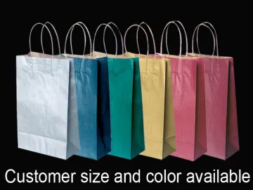 Colored Paper Bags With Handles