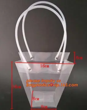 Biodegradable Elegant Simple Printed Plastic Shopping Clear PP Bag, pp shopping bag drawstring clear plastic bag for wine bottle