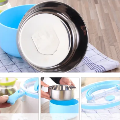 304 Stainless Steel Portable Fresh Keeping Lunch Box