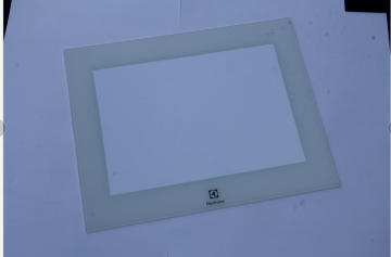 White Decorative Silk Screen Printed Tempered Glass