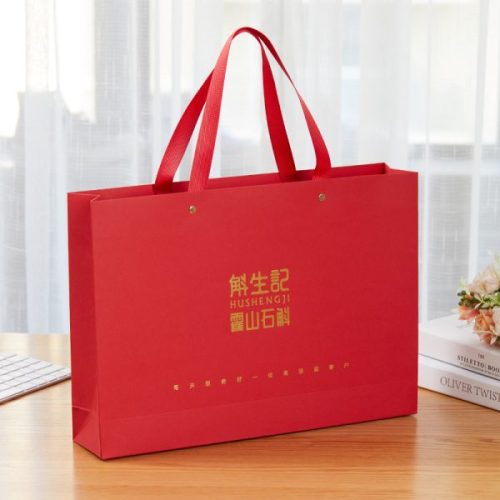 Custom Printed Cardboard Luxury Gift Bag for Boutique