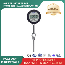 Dispozitiv de afișare a temperaturii și transmisie alimentat de baterii