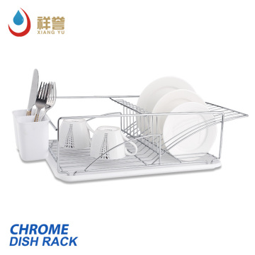 kitchen chrome plated metal dish drying rack Dish Drainer Rack to kitchen