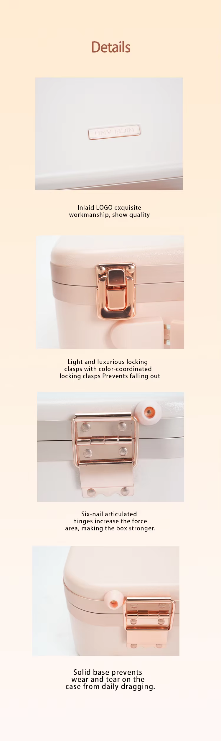 LED Light Professional Makeup Case