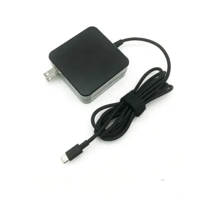Lenovo Asus Dell Laptop Power Adapter: 65W Type-C 3.25A Square Charger