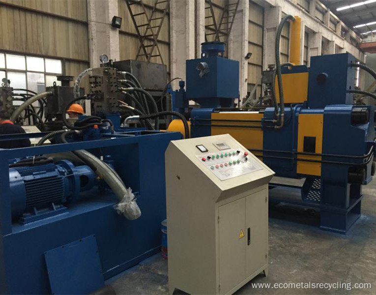 Factory Horizontal Copper Meter Steel Briquette Machine