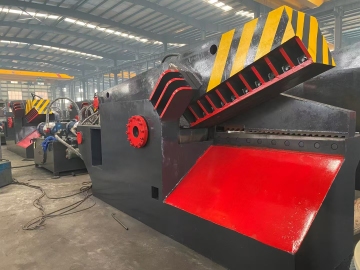 small alligator shear machine for scrap yard