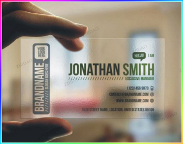 Hot supply transparent PVC card