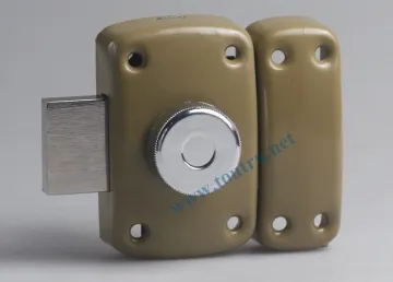Secur rim door lock solid brass lock
