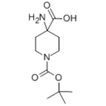 नाम: 1-Boc-4-aminopiperidine-4-carboxylic acid CAS 183673-71-4
