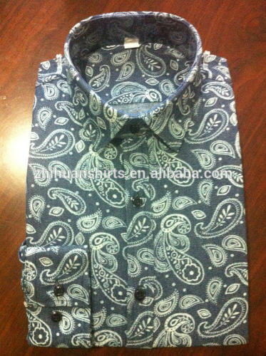 paisley denim shirts